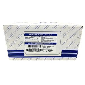 Bicarbonato Sodio 8,4% 10 Ml X 100 Amp